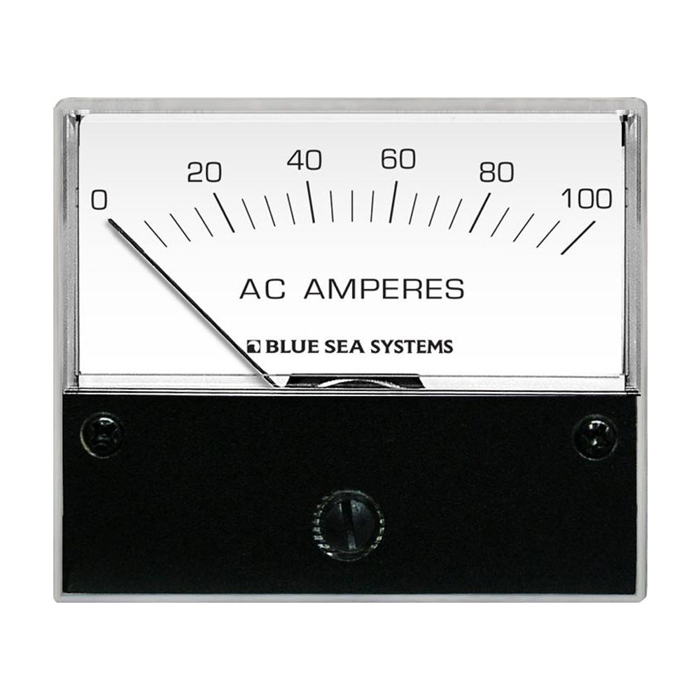 Blue Sea 8258 AC Analog Ammeter 234 Face 0100 Amperes AC 8258